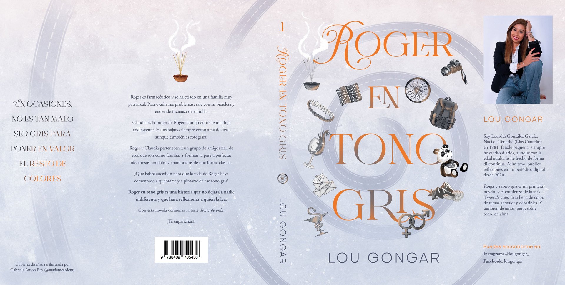 Roger en tono gris